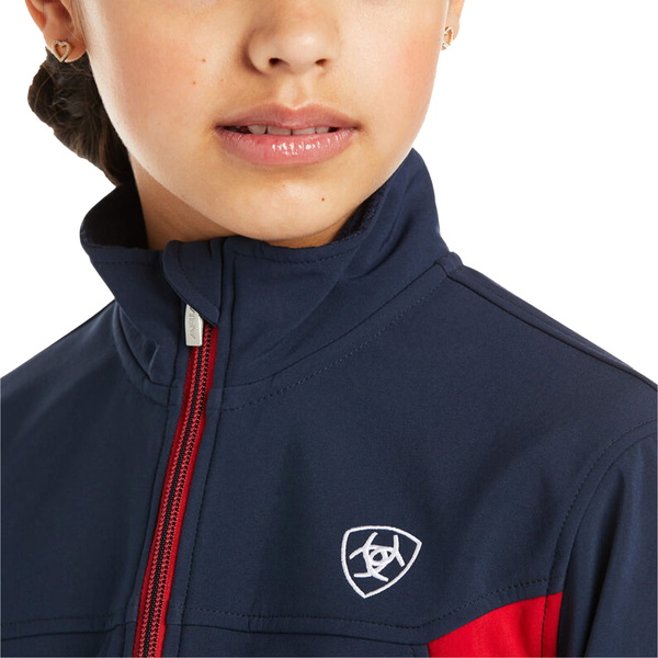 Ariat Kinder Neu Team Softshell Jacke - Navy